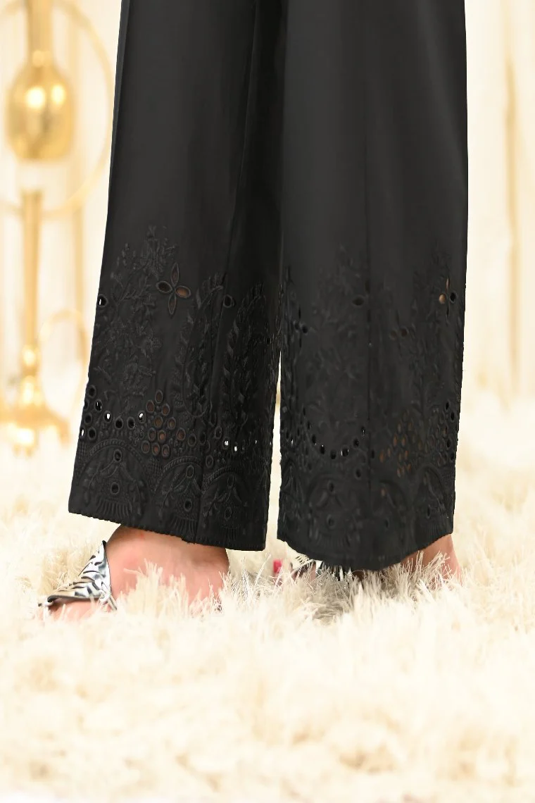 Cotton Schiffli Embroidered Flappers - Image 3