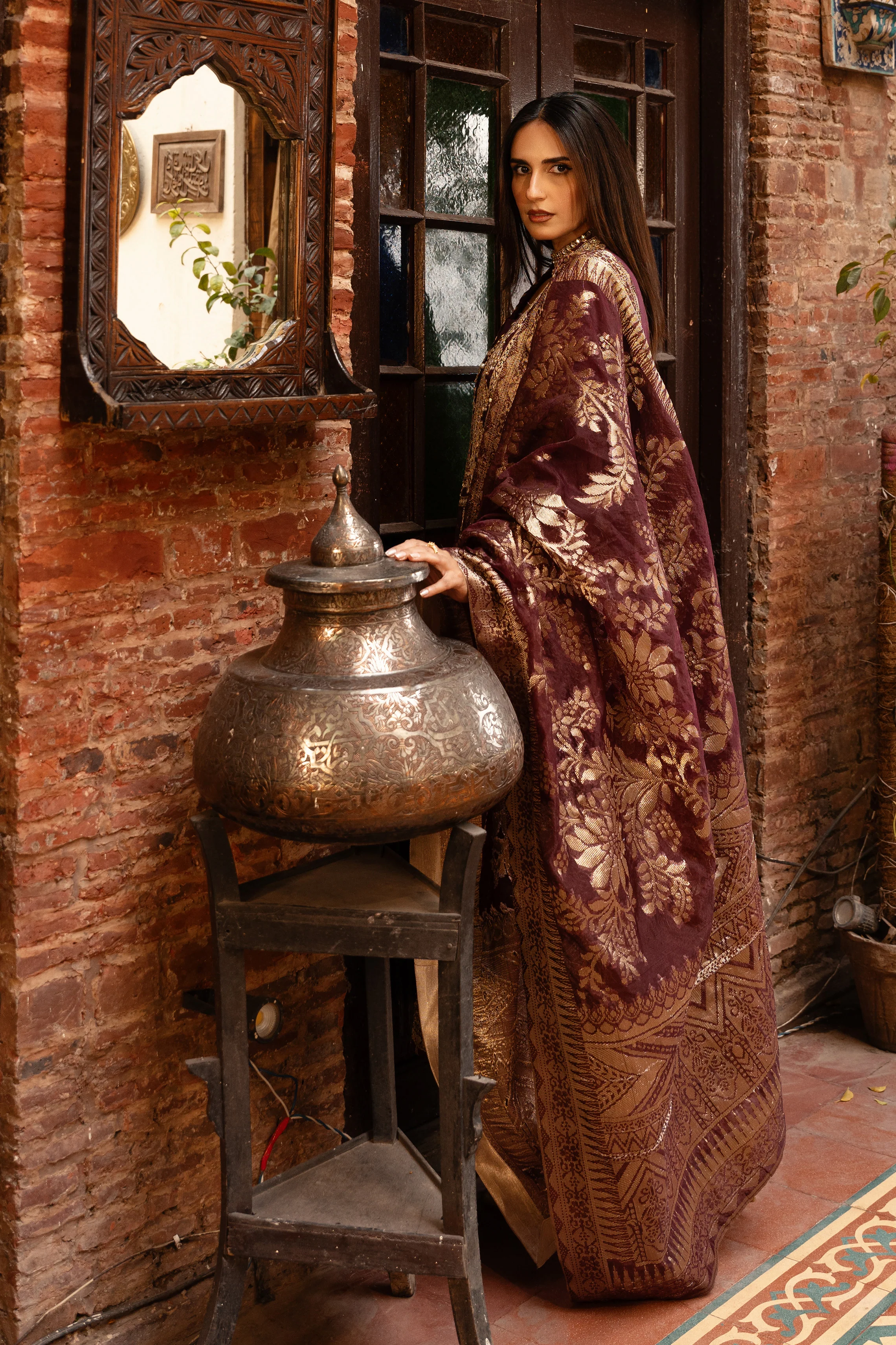 Motif Brosha Embroidered Suit-012 - Image 6