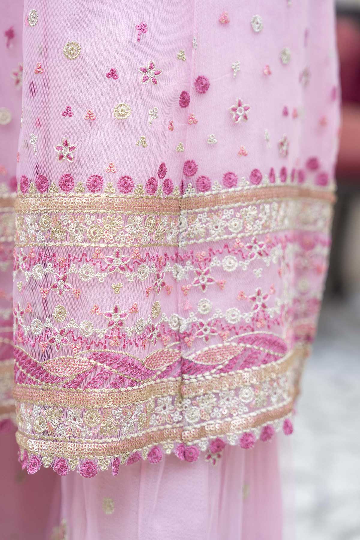 Motif Girls Embroidered Suit-028 - Image 4