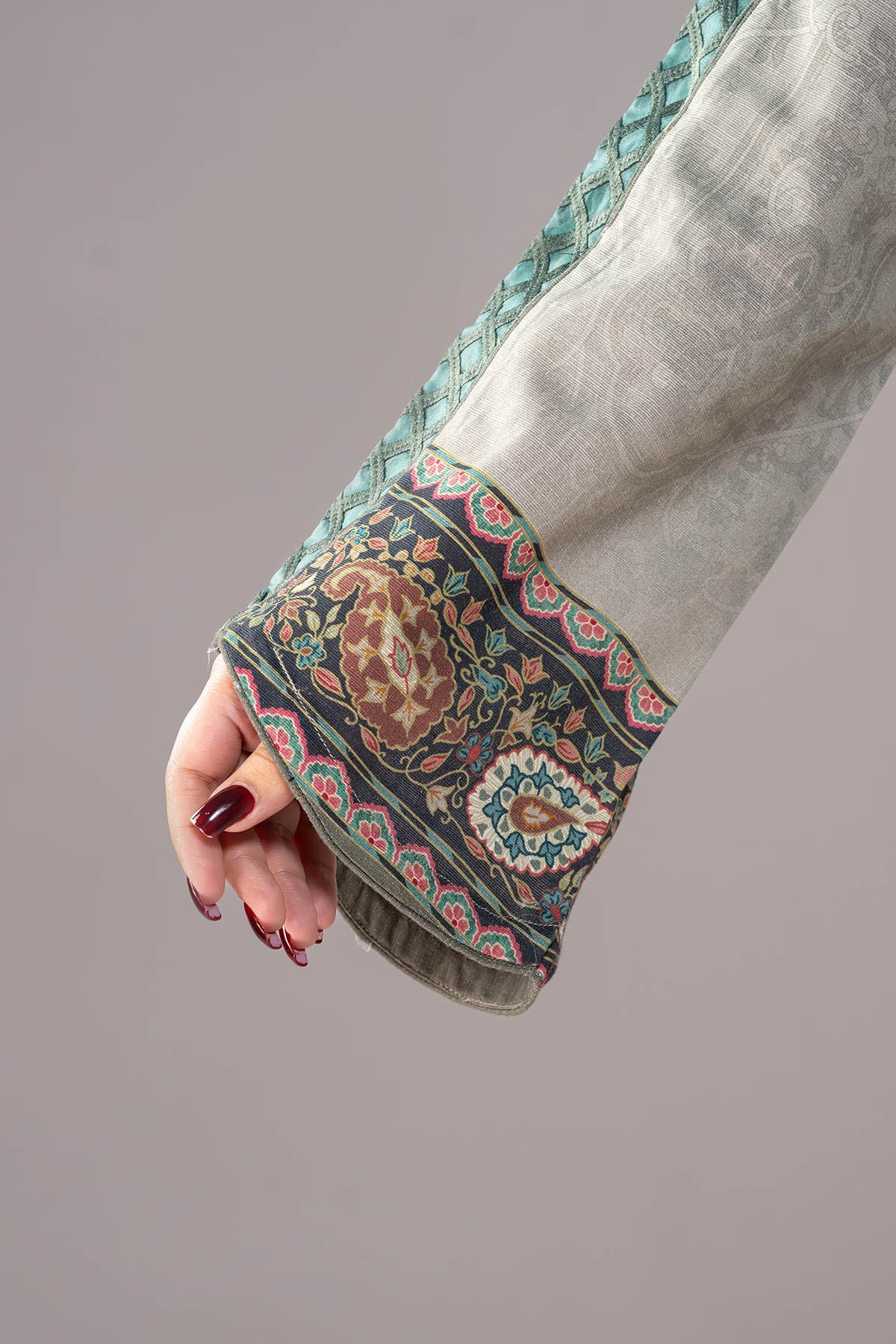 MOTIF KHADDAR PRINTED SUIT-041 - Image 7