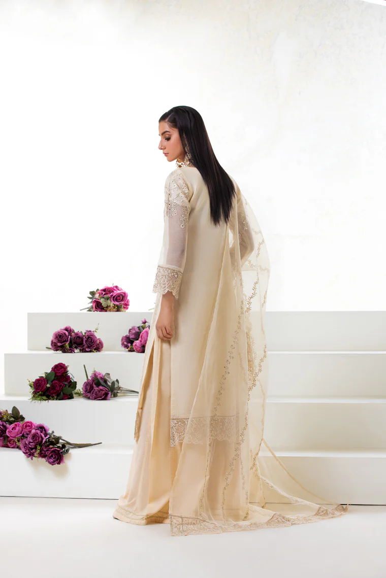 MOTIF KHADDI NET EMBROIDERED SUIT-256 - Image 4