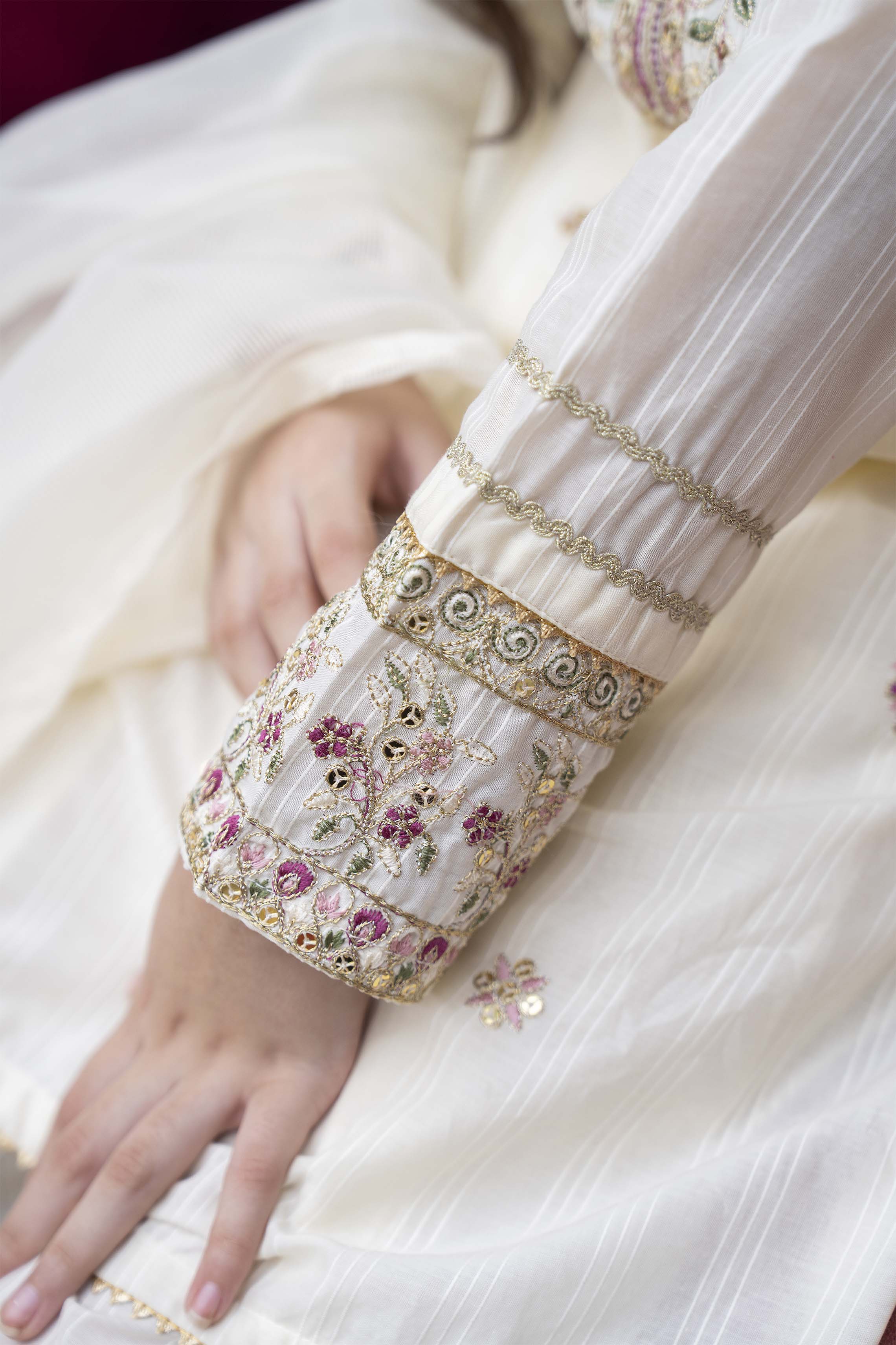 Motif Kids Lawn Embroidered Suit-657 - Image 3