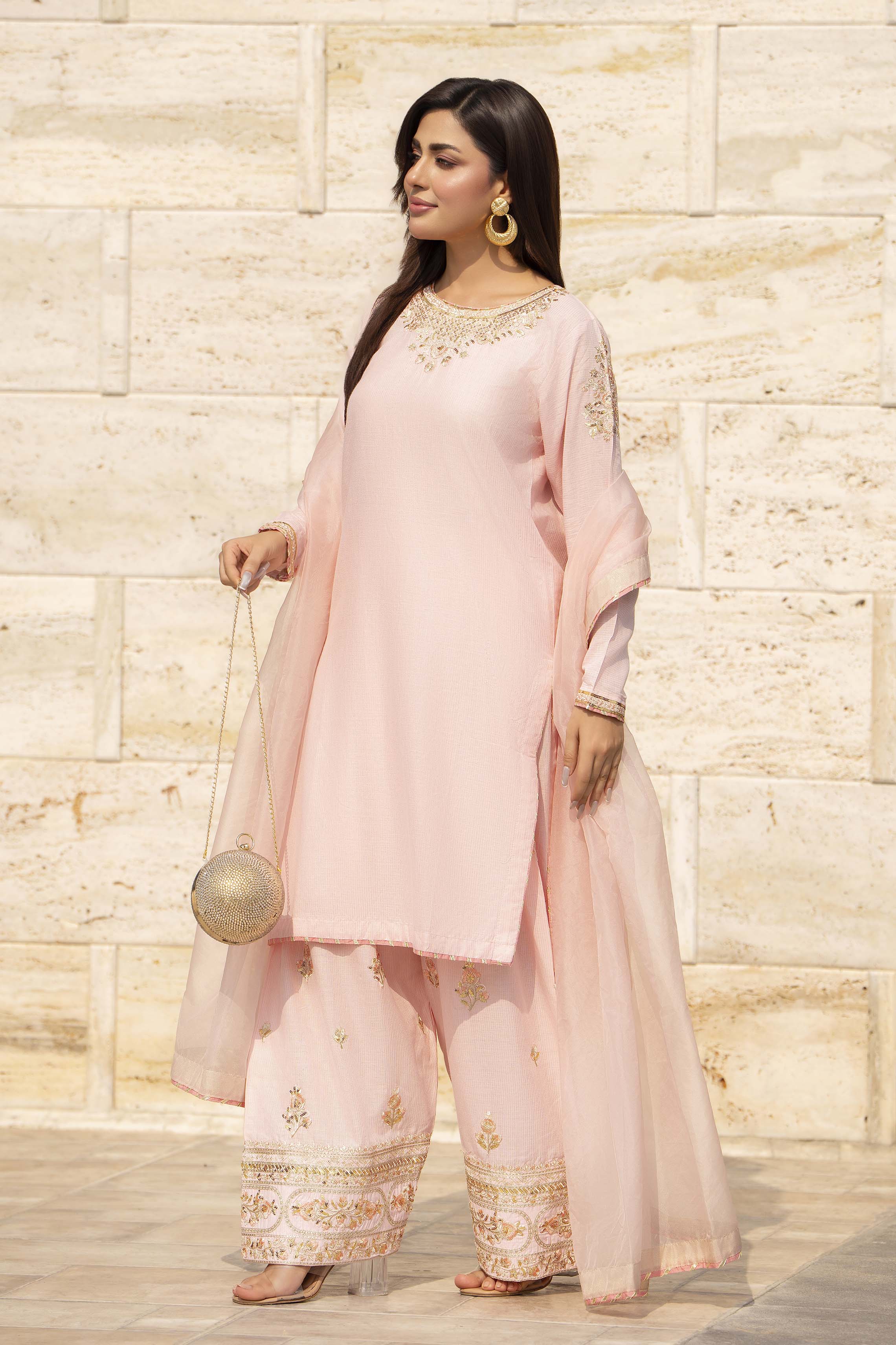 Motif Masoori Embroidered Suit-018 - Image 6