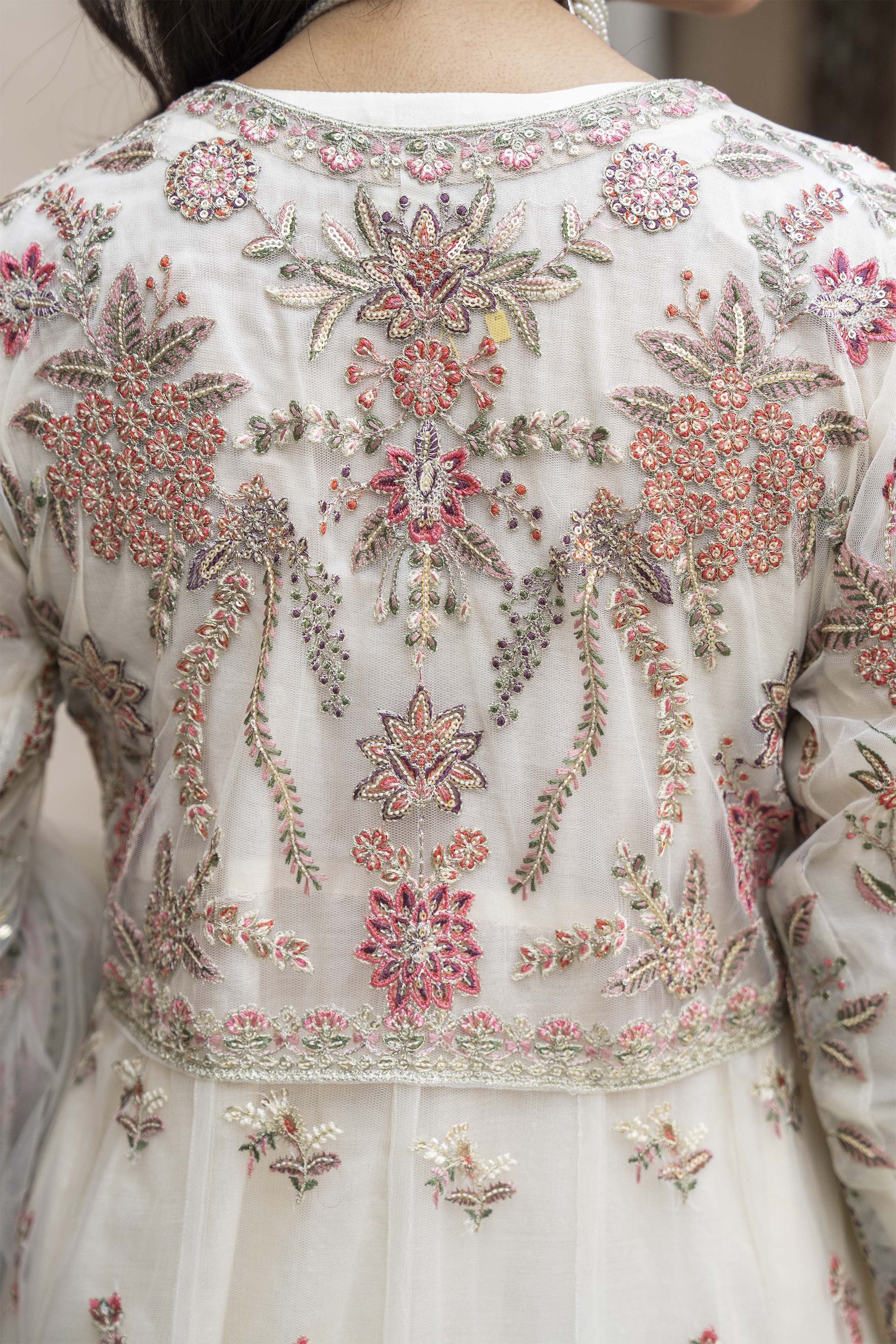 Motif Net Embroidered Suit-038 - Image 3