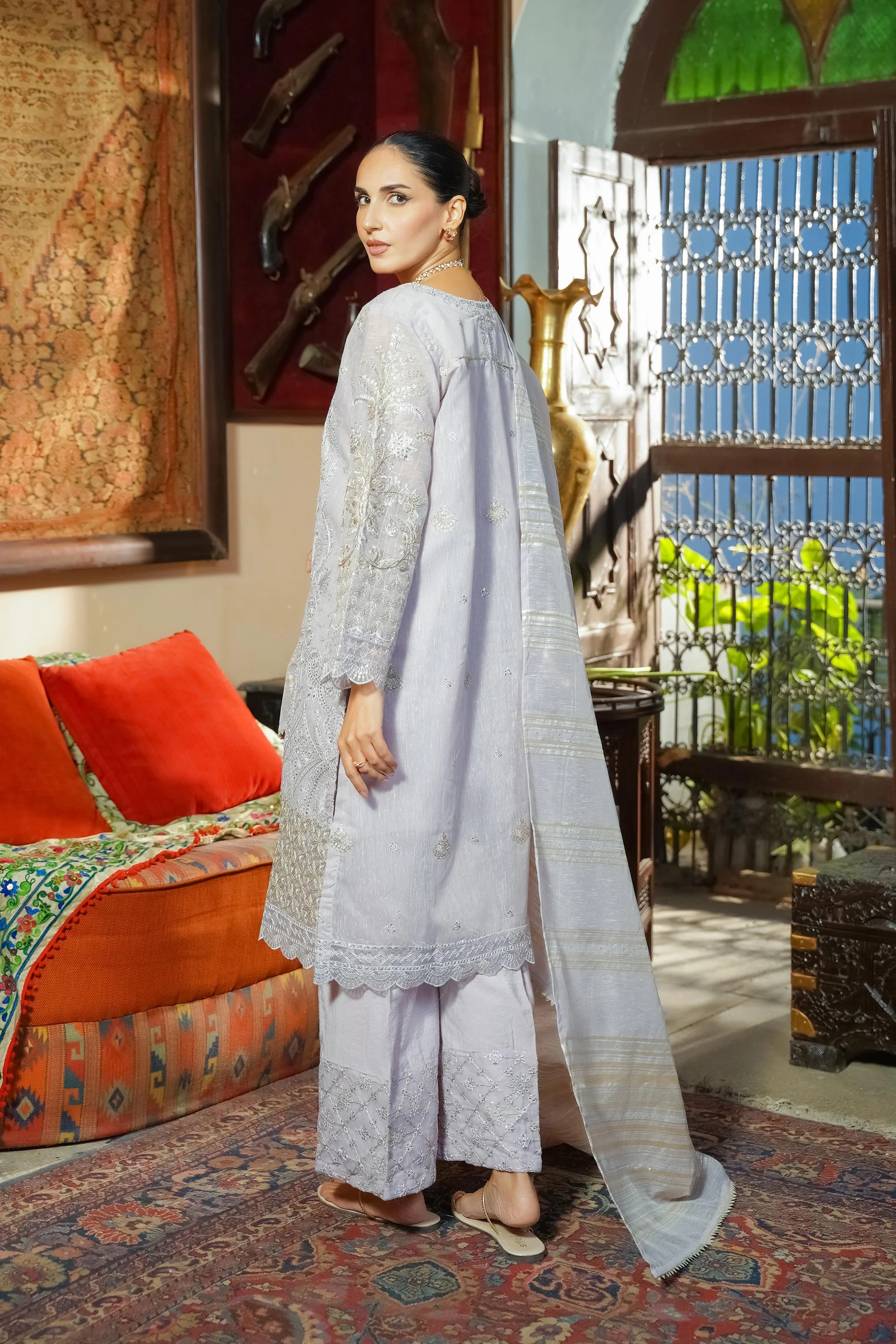 Motif Schifilli Embroidered Suit-280 - Image 4