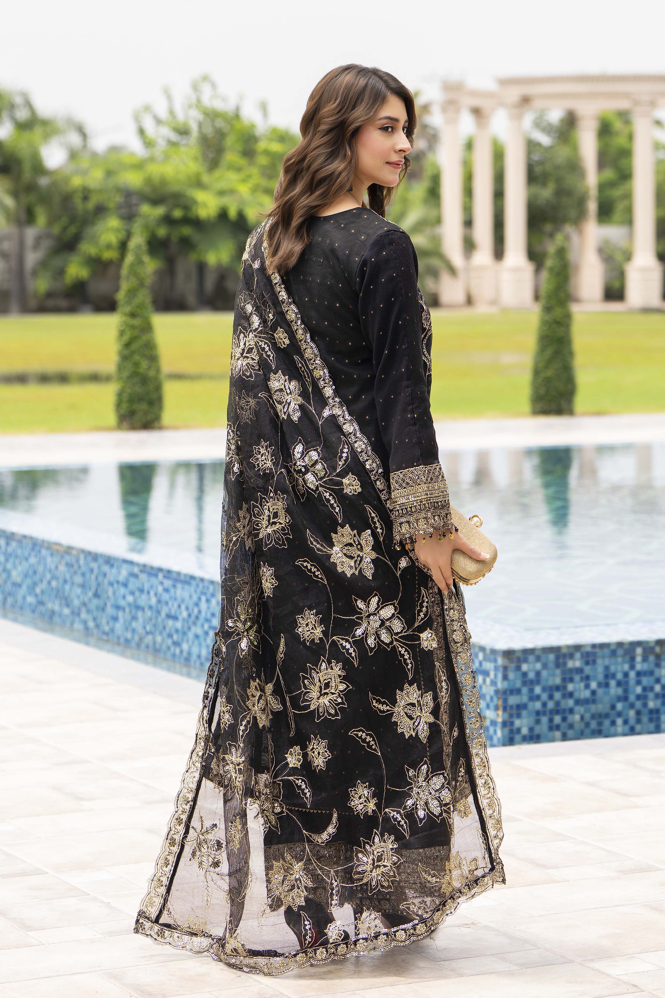 Motif Sequence Embroidered Suit-3807 - Image 6