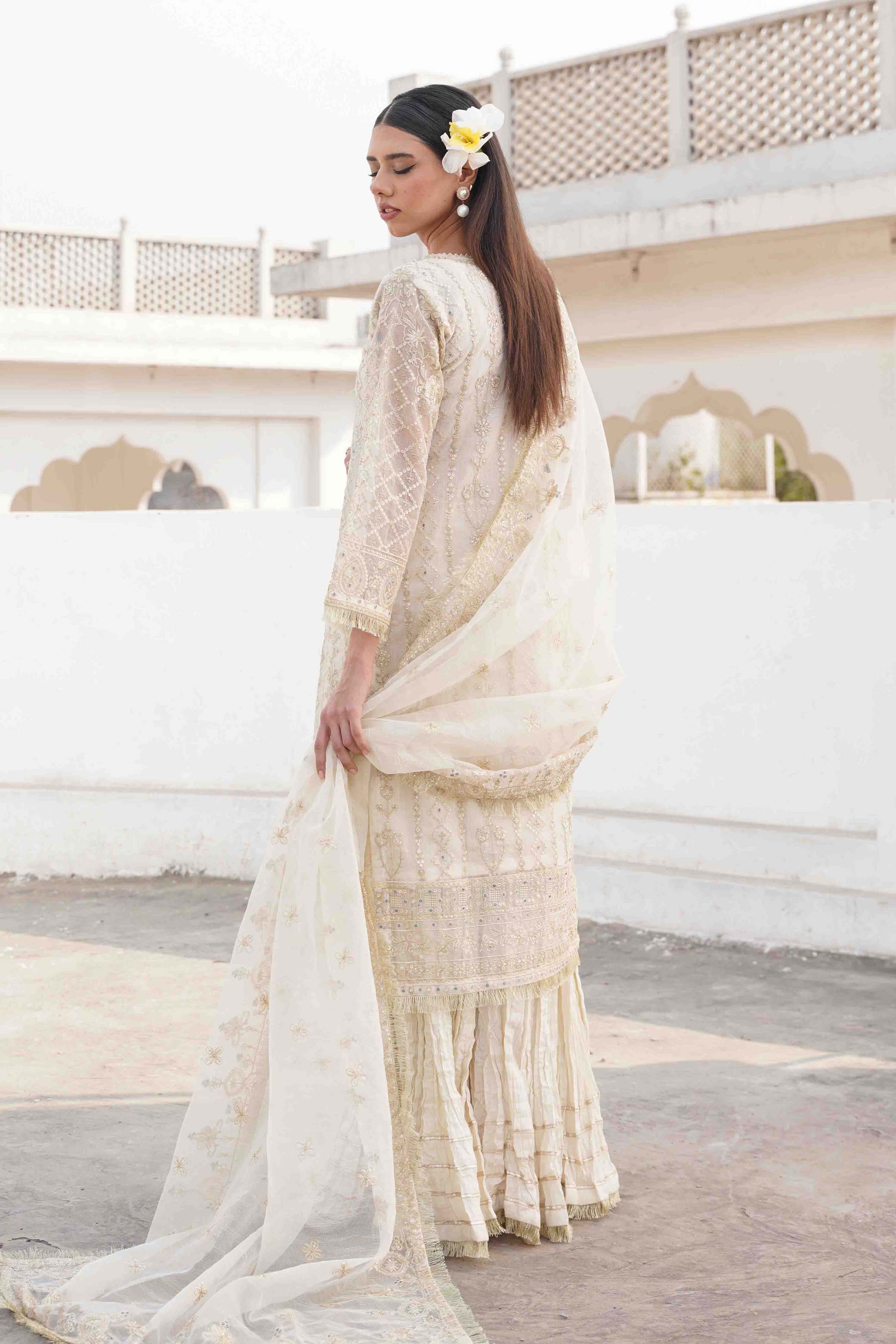 Motif Tilla & Sequence Embroidered Suit-306 - Image 6